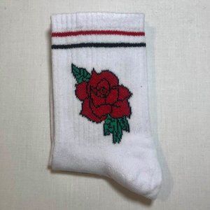 Rose Socks | Funny Socks | Fruit Socks | Unisex